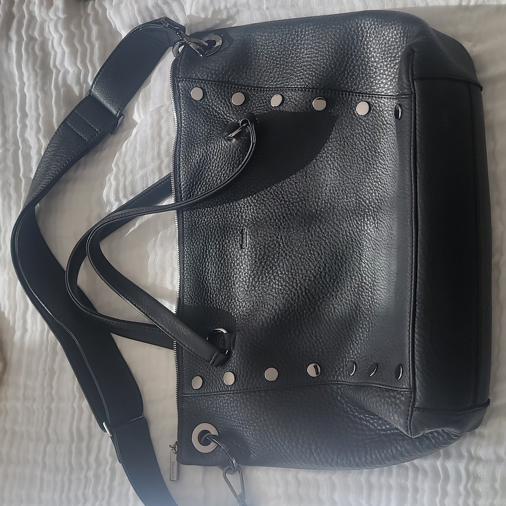 Hammitt Large Daniel EUC Black pebbled Gunmetal